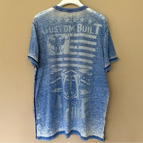 Vintage Y2K Mens 2X Shirt Bundle Burnout Tshirts Machine Motor Chop Shop Skull - Picture 9 of 15